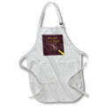 Apron - Image of Champagne Bottle Top, Stars, Curls, Glitter, Happy New Year New Years Design