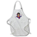 Apron - Cute Arabian Nights Girl On A Flying Carpet Illustration Cute Illustrations