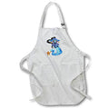 Apron - Cute Blue Genie and His Bottle Illustration Cute Illustrations