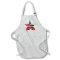 Apron - Red, White, and Blue Stars and Stripes 4rth Of July Star Illustration Cute Illustrations