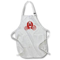 Apron - Cute Red and White Princess Carriage Illustration Cute Illustrations