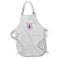 Apron - Cute Pink and White Jar Of Nail Polish Illustration Cute Illustrations