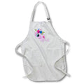 Apron - Cute Floral Light Pink Whale Illustration Cute Illustrations