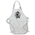 Apron - Dark Haired Glamour Steampunk Girl Illustration Cute Illustrations