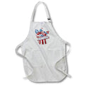 Apron - Cute Red, White, and Blue Fireworks Illustration Cute Illustrations