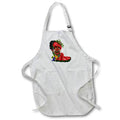 Apron - Caribbean Glamour Girl With Tropical Fruit Illustration Cute Illustrations