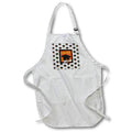 Apron - Image of Class of 2022 Large Cap and Diploma on Small, Orange, Green Graduation Design