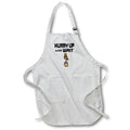 Apron - Cute Funny Hurry up and Wait Early Bird on Alarm Clock Cartoon Funny