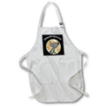 Apron - Cute Funny Green Martian Alien Complete Lunar Orb Full Moon Pun Funny