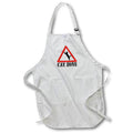 Apron - Image of Words Cat Zone With Cat In Sign – Pets