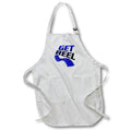 Apron - Image of Words Get Reel With Film Strip – Humorous Sayings