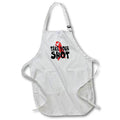 Apron - Image of Words Take Your Shot With Basketball Player – Motivational Sayings