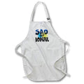 Apron - Image of Words Sad But Hopeful – Mental Health