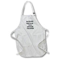 Apron - Image of Words Daily Reminder Please Try Not To Be A Total Dickhead – Humorous Sayings