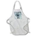 Apron - Image of Class of 2022, Graduation Cap, Diploma, Tag, Ribbon, Blue Graduation Design