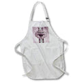 Apron - Image of Class of 2022, Graduation Cap, Diploma, Tag, Ribbon, Red Graduation Design