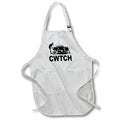 Apron - Cwtch Welsh Rugby Humour On White Vector Art - Rugby