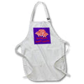Apron - Swing Low Sweet Chariot With Red Roses Vector Art- English Rugby