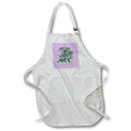 Apron - Passiflora Flower Blossom Black Outline Art Vector Vector Art - Passiflora