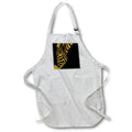 Apron - Opulent Zebra Minimalist Art Vector Art - Zebra