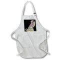 Apron - White Stork With Incredulous Expression Black Outline Art Vector Art - Stork