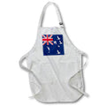 Apron - Straya Flag Blue Ensign With Ibises Vector Art - Straya Day