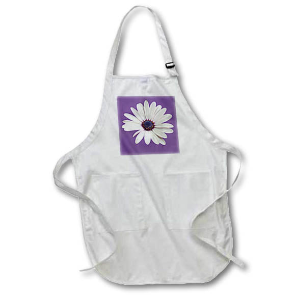 Apron - White Daisy Osteospermum Flower Photograph Photography - Osteospermum Cape Daisy