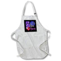 Apron - Image of Words Dark Queen On Black Background With Jewels – Charisma