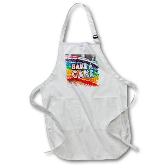 Apron - Image of Words Bake A Cake – Food