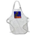 Apron - Le Chat Rabbie Burns With Tam OShanter Vector Art - Le Chat Noir