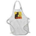Apron - Le Chat Rabbie Burns With Tam OShanter Vector Art - Le Chat Noir