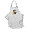 Apron - Mediterranean Pomegranate Fruit And Seeds Botanical Art Vector Art - Pomegranate