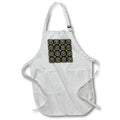 Apron - Psychedelic Colors Flower Point Circles Pattern Patterns