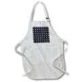 Apron - Pretty Pink and Aqua Image Of Metal Flower Pattern Patterns