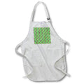 Apron - Green, Red, and Blue Petal Squares Pattern Patterns