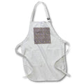 Apron - Elegant Image Of Gold and Purple Dot Flourish Pattern Patterns