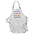 Apron - Red White and Blue Stars and Stripes Pattern Patterns