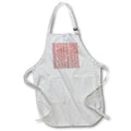 Apron - Red Happy Valentines Day Pattern Patterns