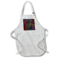 Apron - Colorful Decorative Hearts Pattern Patterns