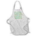 Apron - Cute Mint Green and Red Grunge Star Pattern Patterns