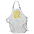Apron - Pretty Orange and Yellow Flowers and Leaves Pattern Patterns