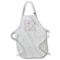 Apron - Victorian pattern of rose flowers and keys. Pink and blue colors Alexis Design - Pattern Steampunk