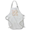 Apron - Image of gold powder against the colorful beige and purple background Alexis Design - Pattern Steampunk