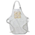 Apron - Image of glittering gold powder against the abstract background Alexis Design - Pattern Steampunk