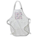 Apron - Pattern of hot air balloons and funny flying machines on pink Alexis Design - Pattern Steampunk