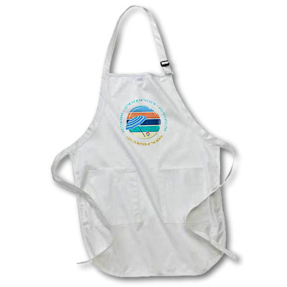 Apron - Hilton Head, South Carolina. Life is better at the beach round Alexis Design - American Beaches Round