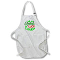 Apron - Good Luck Charm and Shamrocks St Patricks Day, 3dramm AmansMall Winter, Holidays and Typography