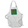 Apron - Feeling Lucky Red Plaid Irish Clovers St Patricks Day, 3dramm AmansMall Winter, Holidays and Typography