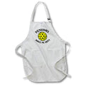 Apron - Cute Funny smiling face Pickleball Makes me Happy Sports Sports and Hobbies