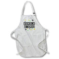 Apron - Cute Funny Wordle Wizard Online Word Game Text with Stars Sports and Hobbies